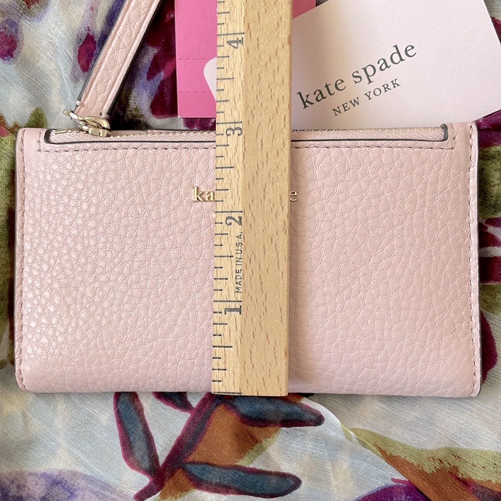 Brand New Kate Spade Genuine Leather Slim Bifold Jackson Wallet - Picture 4 of 15